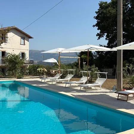 Beautiful Umbrian Near Gubbio With Private Pool Villa